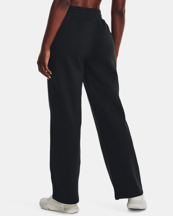 Women's UA Rival Fleece Pants, Black, pdpMainDesktop image number 1